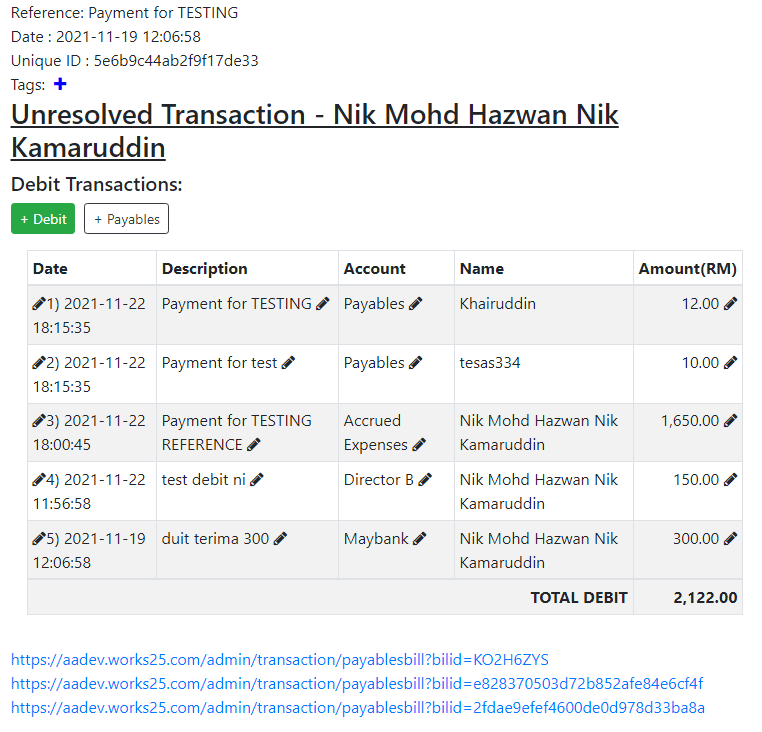 SuspenseAccountDebits Tutorial ShortCut