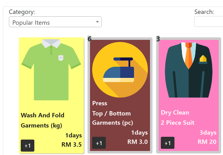 highlightSelected Itemised Billing